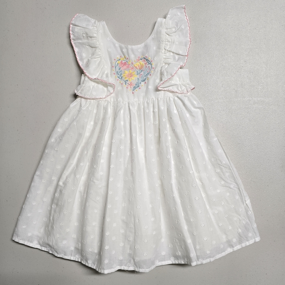 NWT 3t joie white dress